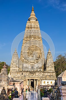 Mahabodhi temple, bodh gaya, India.
