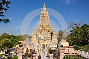 Mahabodhi temple, bodh gaya, India.