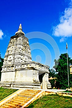 Mahabodhi temple, bodh gaya, India. The site where Gautam Buddha