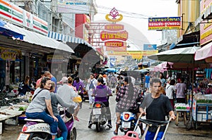 Mahachai bazaar market ,samutsakhon ,thailand market