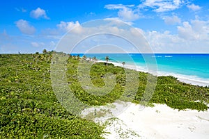 Mahahual Caribbean beach in Costa Maya