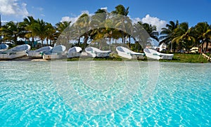 Mahahual Caribbean beach in Costa Maya