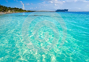 Mahahual Caribbean beach in Costa Maya