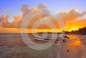 Mahahual Caribbean beach in Costa Maya