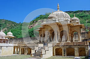 Maharaja Sawai Mansingh II, museum trust the city palace . Gatore Ki Chhatriyan, Jaipur, India