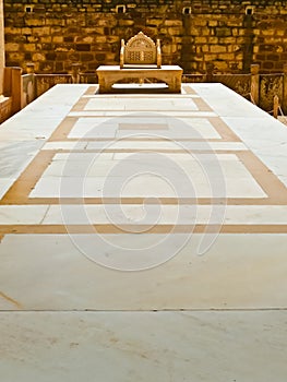 Maharajah Marble Throne