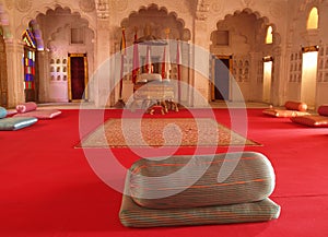 Maharajah room inside Mehrangarh Fort,Jodhpur