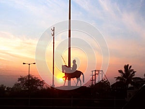 Maharana pratap statue photo