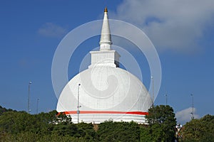 Mahaseya Dagoba in Mihintale. Sri Lanka