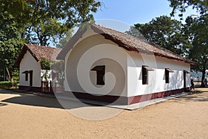 Mahatma Gandhis house at Sabarmati Ashram also known as Gandhi Ashram