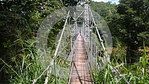 Mahaweli river and bridge _ Srilanka.