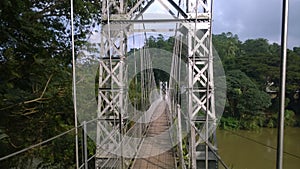 Mahaweli river and bridge _ Srilanka.