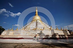Mahazedi pagoda, The Mahazedi means the Great Stu pa. It is one of the revered pagodas in Ba go