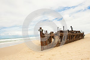 Shipwreck Maheno Fraser Island, Australia