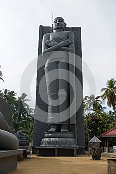 Mahigarjanaramaya Buddhist Temple and Kirama Ananda Himi Religious Monument in Wadduwa, Sri Lanka