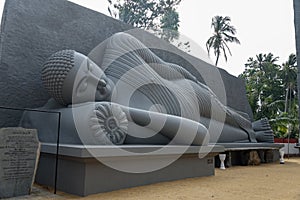 Mahigarjanaramaya Buddhist Temple and Kirama Ananda Himi Religious Monument in Wadduwa, Sri Lanka