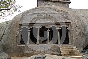 Mahishamardini Rock Cut Mandapa built by Pallavas is UNESCO World Heritage Site