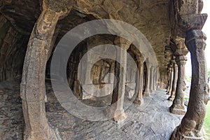 Mahishamardini Rock Cut Mandapa built by Pallavas is UNESCO World Heritage Site