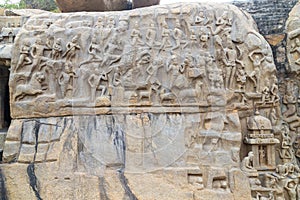 Mahishamardini Rock Cut Mandapa built by Pallavas is UNESCO World Heritage Site