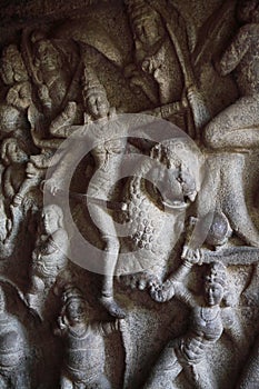 Mahishasuramardini Mandapa Mamallapuram,Tamilnadu