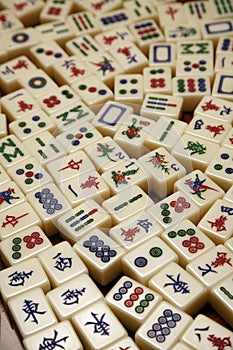 Mahjong tiles