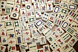 Mahjong tiles