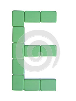 Mahjong tiles letter E