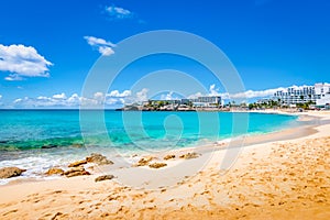 Maho bay beach, St Maarten photo