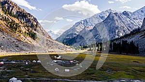 Mahodand Lake is a lake located in the upper Usho Valley