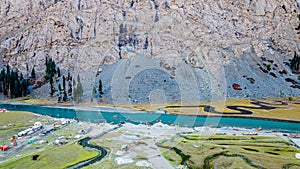 Mahodand Lake is a lake located in the upper Usho Valley
