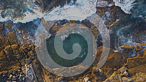 Mahon pool aerial view