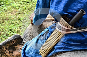 A Mahout with a pocketknife