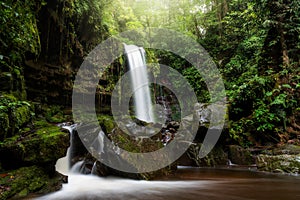 Mahua Waterfall in Crocker Range National Park Tambunan