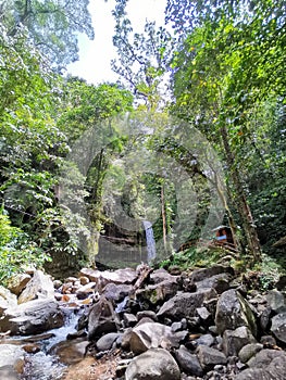 Mahua Waterfall Tambunan, Sabah. Malaysia, Borneo.