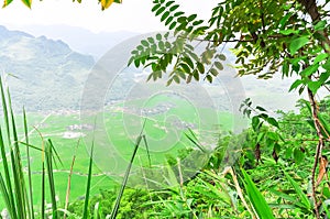 Mai Chau valley rural district in the Northwest region of Vietnam