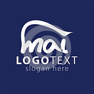Mai Initial letter abstract logo vector