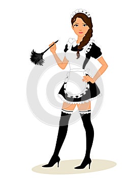 Maid costume photo