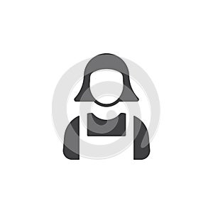 Maid icon illustration isolated sign symbol