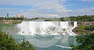 Maid of the Mist at American Falls, Niagara Falls