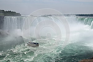 Maid Of The Mist, Horseshoe Fall Niagara Falls Ontario Canada