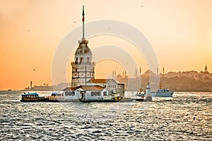 Maiden`s tower. Istanbul