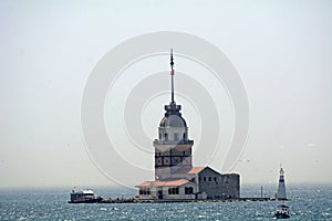The Maiden`s Tower, Istanbul, Turkey