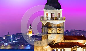 Maiden`s Tower Kiz Kulesi also nown as Leander`s Tower