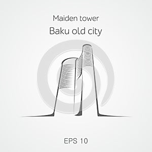 Maiden tower. Baku, Azerbaijan