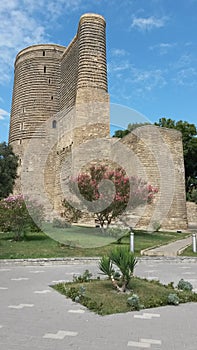 The Maiden Tower, Baku, Azerbaijan. Culture, Architecture,Travel Destination.