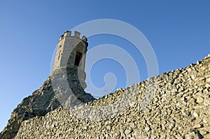 The Maiden Tower and east wall of Devin castle