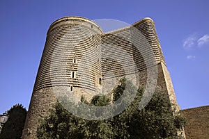 Maiden Tower (Giz Galasi) in Baku. Azerbaijan photo