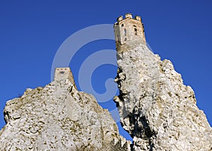 The Maiden Tower with southern rock of Devin castle