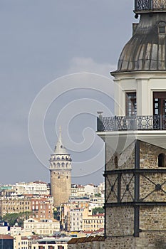 Maidens Tower and Galata Tower