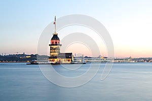 Maidens Tower in Istanbul, Turkey